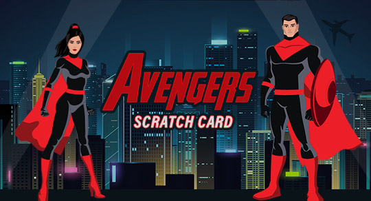 Avengers Scratch Card